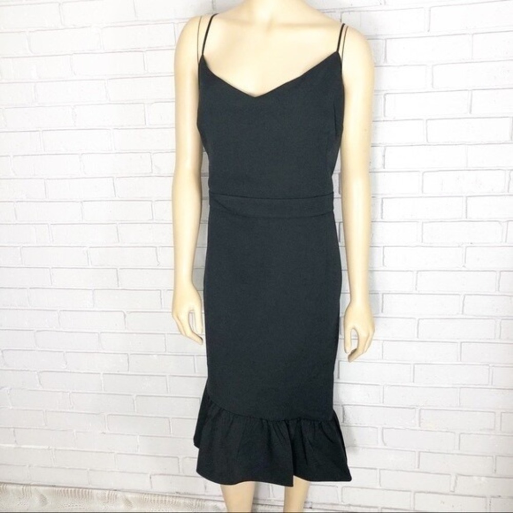 Chelsea28 Asymmetric Ruffle Hem Dress Edgy Going Out Summer | Size 24